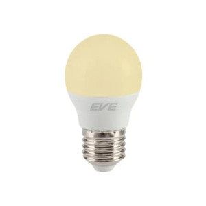 หลอดไฟ LED EVE ROUND GEN2 3 วัตต์ WARMWHITE E27 สีเหลือง